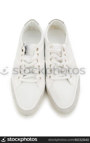 Short shoes isolated on the white background