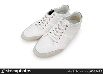 Short shoes isolated on the white background