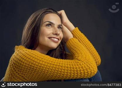 Shot of a beautiful young woman smiling to the camera and smiling