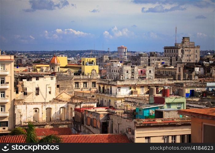 shot of old Havana city, Cuba