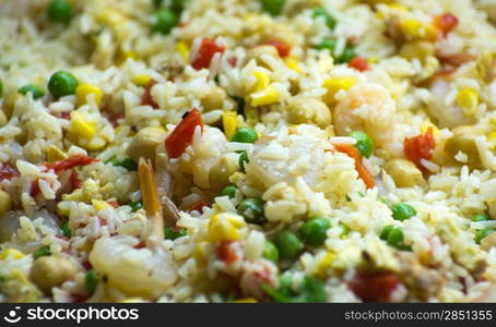 shot of raw vegetable salad