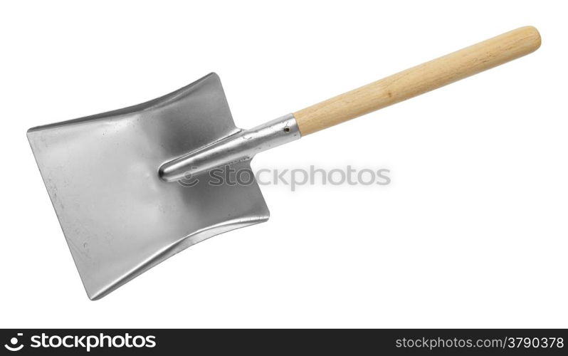 Shovel on white background