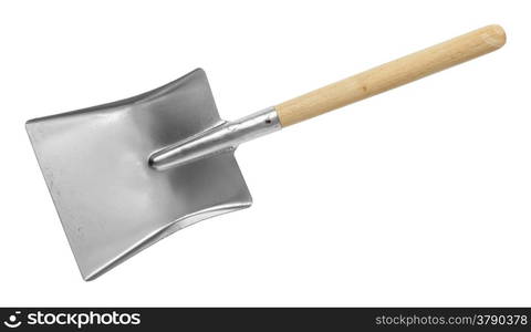 Shovel on white background