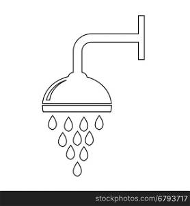 Shower icon illustration design
