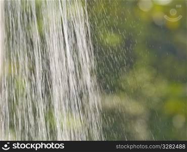 Shower of water in Bali