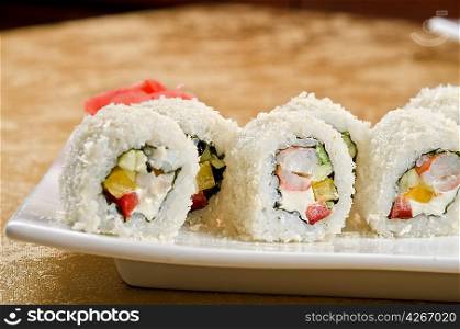 shrimp sushi roll
