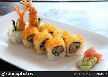 shrimp tempura maki