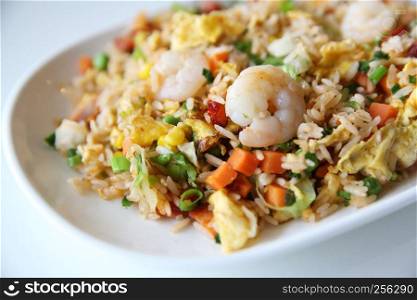 Shrimps fried rice , Chinese food