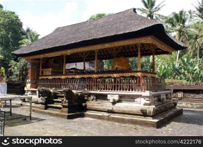 Shrine in Tirta Empul, Bali, Indonesia