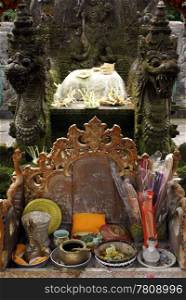 Shrine in Tirta Empul, near Ubud, bali, indonesia