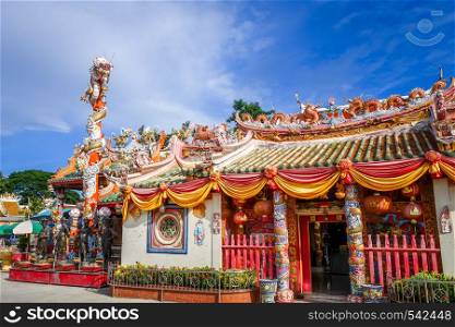 Shrine in Wat Phanan Choeng temple, Ayutthaya, Thailand. Shrine in Wat Phanan Choeng, Ayutthaya, Thailand