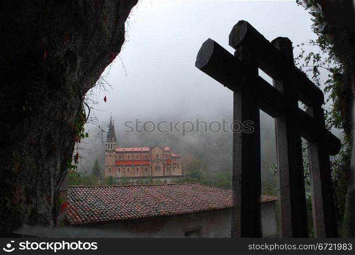 Shrine of Our Lady of Covadonga. Asturias. Spain