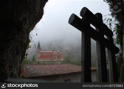 Shrine of Our Lady of Covadonga. Asturias. Spain