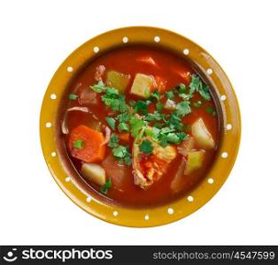 shurpa - Uzbek cuisine ? turkey soup with tomatoes