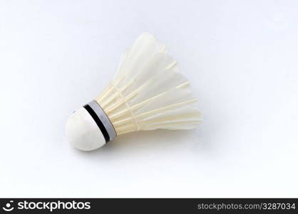 Shuttlecock isolated on a white back ground