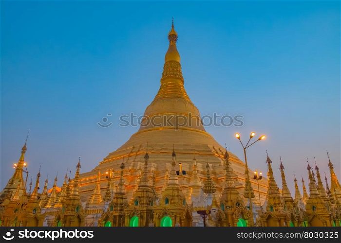 Shwedagon Golden Pagoda, Yangon, Myanmar, Southeast Asia