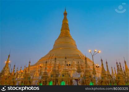 Shwedagon Golden Pagoda, Yangon, Myanmar, Southeast Asia