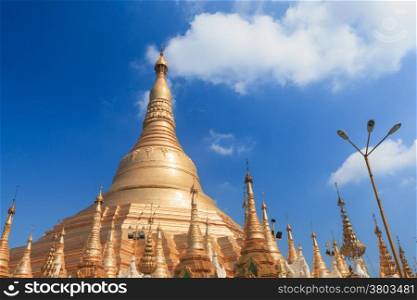 Shwedagon pagoda in Yangon, Burma (Myanmar)