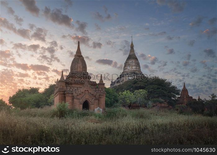 Shwesandaw Pagoda at Sunset, Bagan, Myanmar