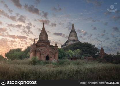 Shwesandaw Pagoda at Sunset, Bagan, Myanmar