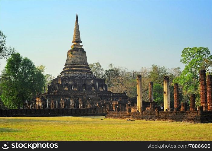 Si Satchanalai historical park , Sukhothai , Thailand