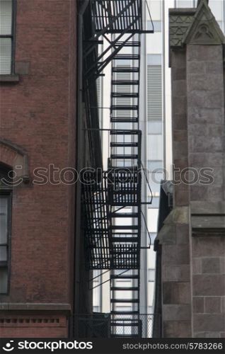 Side view of a building exterior, Midtown, Manhattan, New York City, New York State, USA