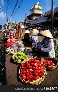 Sidewalk market, Chinatown, Ho Chi Minh City (formerly Saigon) Vietnam