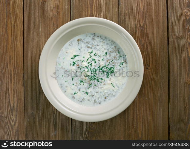 Siemieniotka traditional hemp dish of Silesia