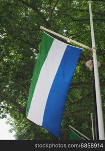 Sierra Leonean Flag of Sierra Leone. the Sierra Leonean national flag of Sierra Leone, Africa