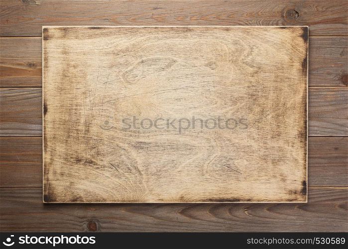 sign board and wooden background texture surface