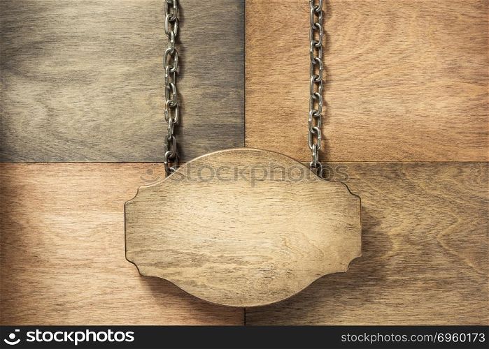 sign panel at wooden background . sign panel at wooden background surface