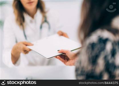 Signing Healthcare Medical Data Form