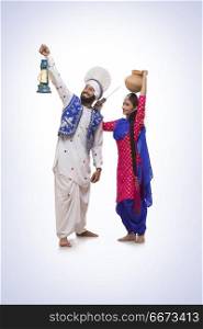Sikh couple Standing