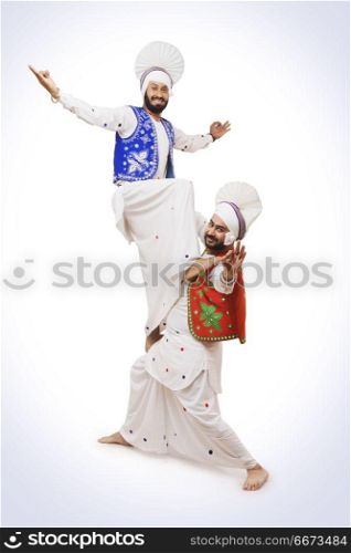 Sikh Men Having Fun