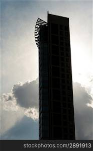 Silhouette of a tower, Chicago, Cook County, Illinois, USA