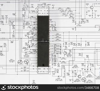 silicon chip on the wiring diagram