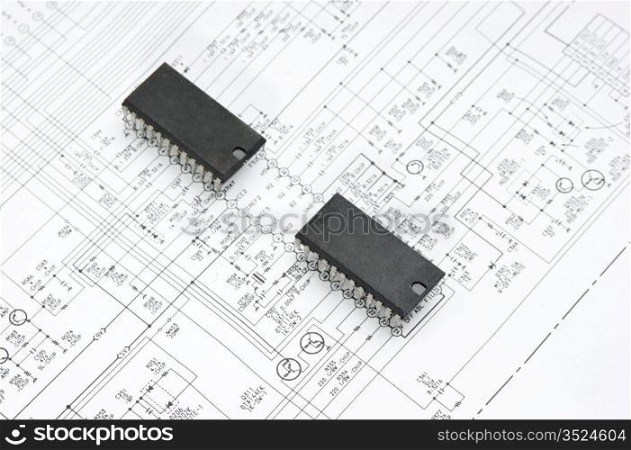 silicon chip on the wiring diagram