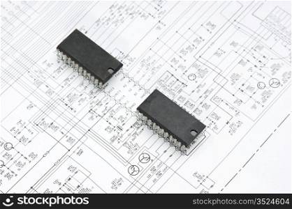 silicon chip on the wiring diagram