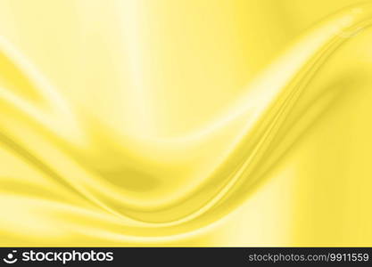 Silk or Satin fabric abstract bright yellow texture close up. Illustration. Cloth background with soft abstract waves.. Silk or Satin fabric abstract bright yellow texture close up. Illustration. Cloth background with soft abstract waves