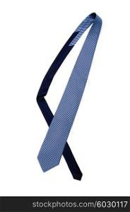 Silk tie isolated on the white background