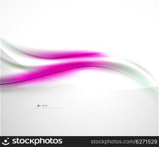 Silk white and purple color waves, beauty idea coporate identity template