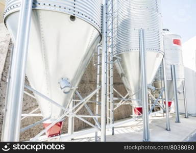 Silos for the storage of flour for food