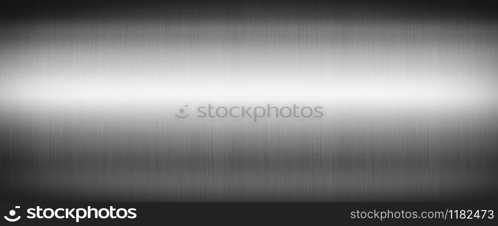 Silver brushed metal. Banner background texture wallpaper. Silver brushed metal. Banner background texture