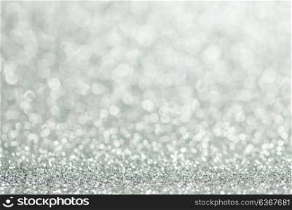 Silver glitter christmas background. Silver glitter christmas abstract background with copy space
