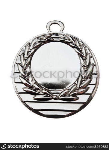 Silver Medal isolated on white background