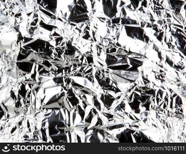 silver rough wrinkle foil texture