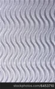 Silver wallpaper with stripes