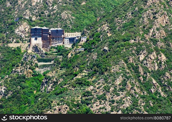 Simonopetra Monastery, Athos Peninsula, Mount Athos, Chalkidiki, Greece