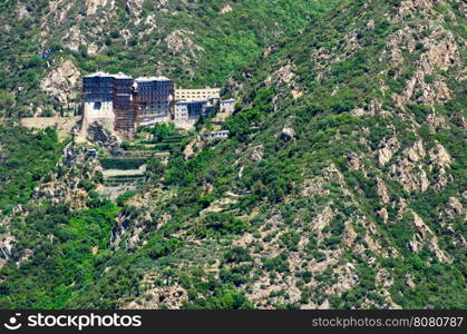 Simonopetra Monastery, Athos Peninsula, Mount Athos, Chalkidiki, Greece