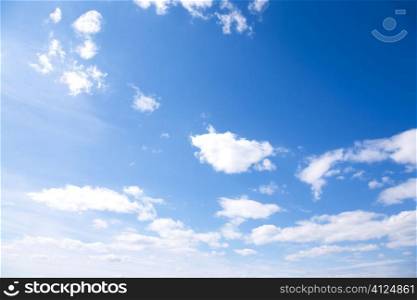 simple and clear nature concept with clouds